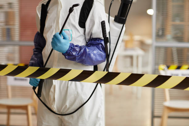 Professional Biohazard technician working in Linden, MI